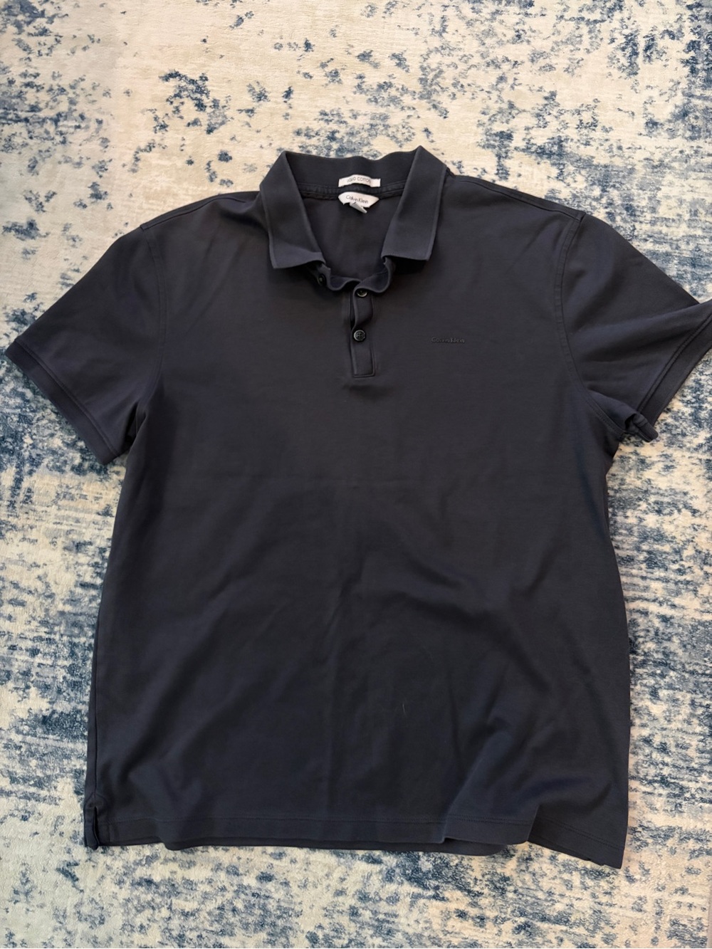 Calvin Klein Men's Dark Gray Polo